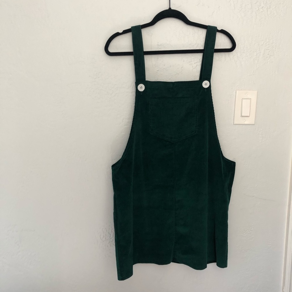 Corduroy Jumper - Forest Green - Size 0XL